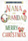 Piccadilly Greetings Weihnachtskarte für eine besondere Oma und Großvater, Bärenmotiv, 22,9 x 15,2 cm