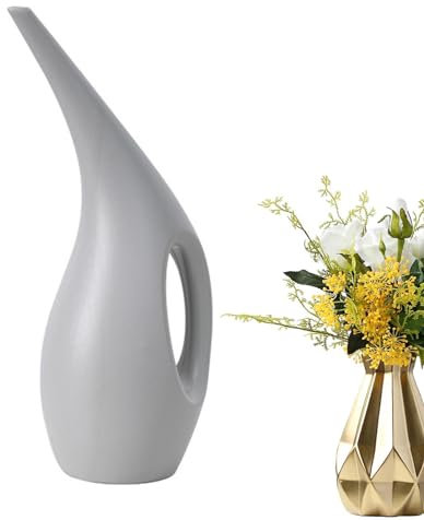 Regadera para plantas de interior, regadera de flores de 2,5 L con caño largo, regadera de cuello largo para plantas de interior para regar y fertilizar, regadera interior para plantas de interior,