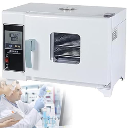 Horno de secado por chorro de aire a temperatura constante con calefacción eléctrica, horno pequeño de alta temperatura para pruebas de laboratorio, secador industrial, control de termostato,16L