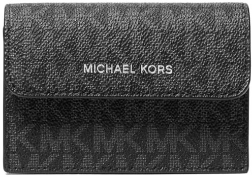 Michael Kors Malone Accordian Porta Carte, nero, One Size