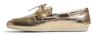 Sperry Women's Slim Boat Shoe, Gold, 7 UK