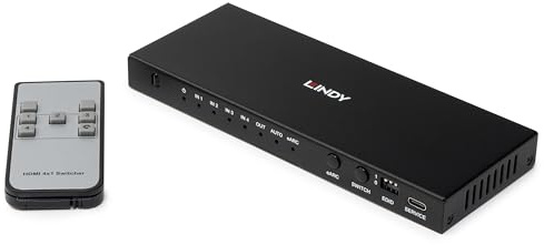 LINDY 38386 4 Port HDMI 8K60 Switch mit eARC
