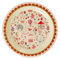 Rice Melamin Teller Pink - Fun Fair Print - Rund Kinderteller Campinggeschirr Kindergeschirr Bruchfest Speiseteller Kinder Camping Ø 22 cm