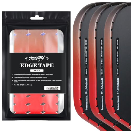 Amoswiz Pickleball Edge Guard Tape, 3 Pcs, Gradient