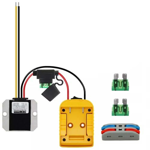 20V to 12V Step Down Converter for DeWalt 20V Battery Adapter DC Voltage Regulator