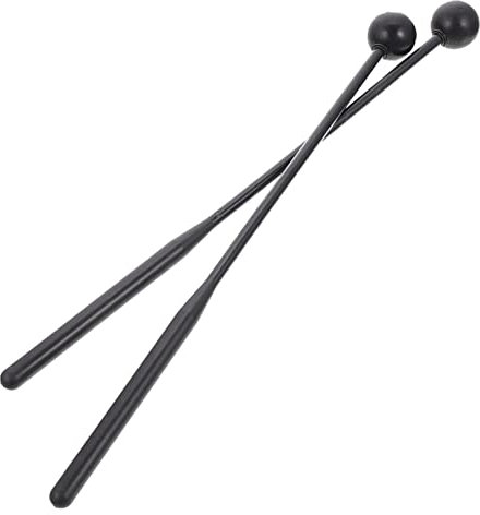 FUTUREORYY Marimba Schlägel Kinder 2 Stück Langlebige Kunststoff Trommelstöcke Mit Rutschfestem Gummigriff Glatte Oberfläche Für Sicheren Halt Übungsschlägel Für Anfänger Profis