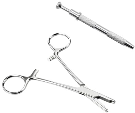 1 Stück Piercing Zange Für Kugeln Piercing Kugel Aufdreher Piercingzange Für Kugel Zum Drehen Piecing Öffner Piecing Werkzeug Klemme 3 mm Für Kugeln Und Körperteile Mit 1 Greifer Perforierwerkzeuge