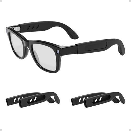 Steinwhale Silicone Eyeglass Ear Grip Compatibile con Ray-Ban Meta Smart Glasses, Ganci Antiscivolo per Orecchie e Grip per Occhiali per un