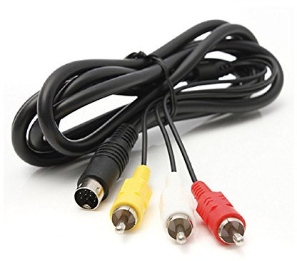 Câble AV RCA S-Vidéo pour Super Nintendo - Nintendo 64 - Game Cube - 1,8 m