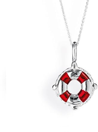 Heartbreaker Rettungsring Anhänger in Echtsilber/Kollektion Sealife/Mini Anhänger aus 925 Sterlingsilber/Anhänger für Damen und Kinder/LD SL 35