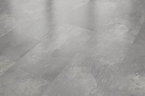 VisioGrande Laminat Autentico Fliese Tonschiefer grau 8 mm
