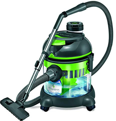 MPM - MOD-30 - Wasserstaubsauger - mit HEPA-13-Filter, 2L Wasserbehälter und 4 Saugdüsen - für Allergiker - gegen Milben, Tierhaare, Luftallergene - Bodenreiniger - Beutellos - 2400 W