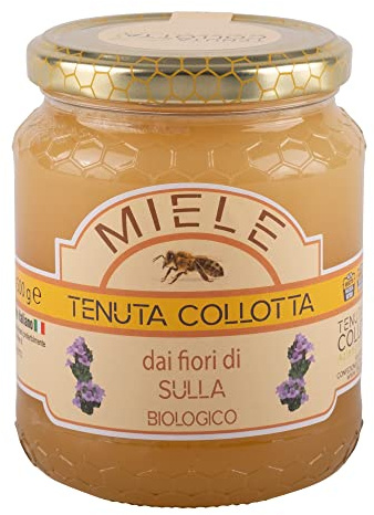 Tenuta Collotta® - Miele Sulla Biologico 500g - 100% Italiano - Prodotto in Sicilia