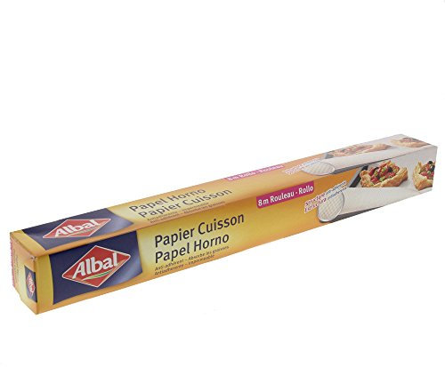 Albal Papier Cuisson Anti Adhérent Démoulage Facile Rouleau, 8m x 38cm