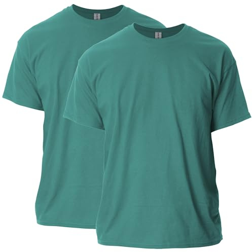 Gildan Unisex-Erwachsene Ultra Cotton, Style G2000, Multipack T-Shirt, Jade Dome (2er-Pack), 3XL