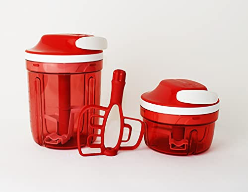 TUPPERWARE Chef Mulit-Chef rot + TurboChef Neues Design + Hängelöffel Limette
