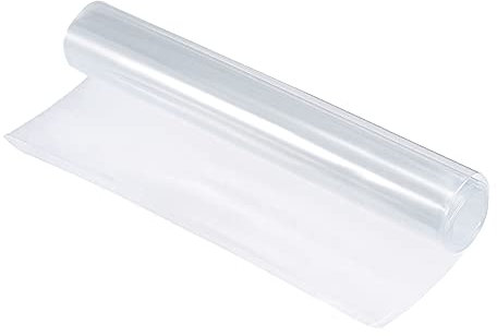 sourcing map PVC Schrumpfschlauch Rohr Ersatz 1m 300 mm Flache Akkupack Klar