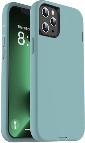ORIbox Case Compatible with iPhone 13 Pro Max and iPhone 12 Pro Max, Soft-Touch Finish of The Liquid Silicone Exterior Feels
