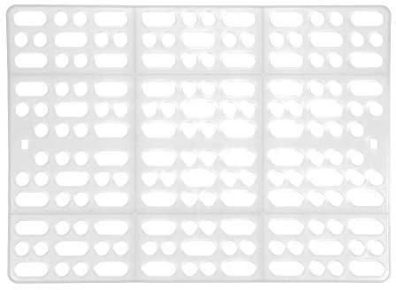 Litiere Lapin, Cage de Lapin Tapis de Cage de Lapin, Coussin de nid pour Petits Animaux/Lapins/cochons d'Inde/furets (Blanche)