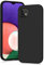 YATWIN Coque pour Samsung Galaxy A22 5G, Housse en Silicone Doux avec Découpes Précises pour Caméra, Design Ultra Mince, Protection 360° à Bords Surélevés - Noir
