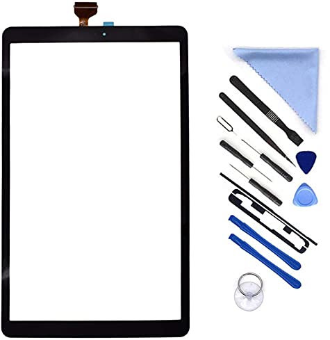 Touchscreen Digitizer Ersatz für Samsung Galaxy Tab A 10.5 SM-T590 2018 SM-T590 T595 Ersatzbildschirm (Wi-Fi) (LCD Nicht enthalten) (Schwarz)
