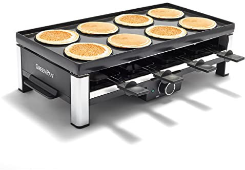 Greenpan CC005115-001 Ultimate Gourmet Grill, Aluminum, Ceramic (Thermolon Volt), Black