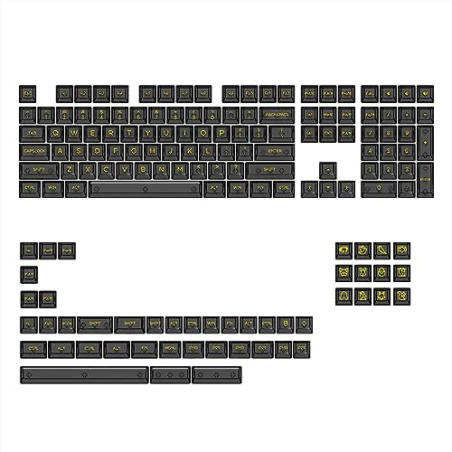 AKKO Shine-Through Black Keycap Set v2 - ASA Tastenprofil, US-Layout