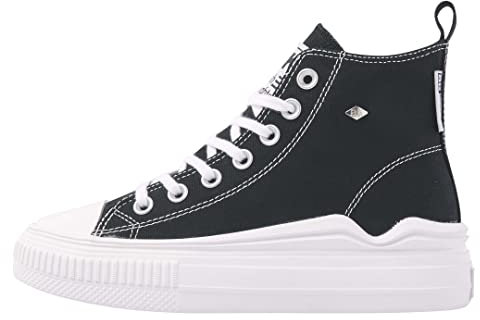 British Knights Damen Kaya Flow MID Sneaker, Schwarz, 39 EU