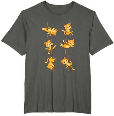 Chat mignon Pole Dancing Funny Pole Dancer T-Shirt