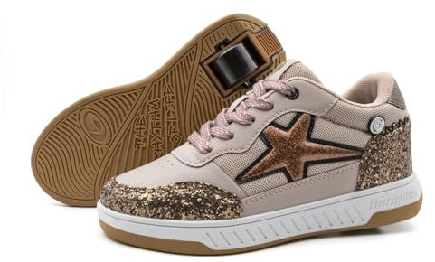 Breezy Rollers Schuhe mit Rollen für Kinder I Rollschuhe-Sneaker Kids I Von Kinder Straßen-Schuhen zu Rollschuh in wenigen Sek. I