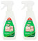 Pkge 500ml White Vinegar Cleaning Spray | Removes Dirt, Grimes, Stains | Use on Glass, Oven, and Window Cleaning | Perfect for Kitchen, Bathroom, Laundry & Descaling (Pack of 2)