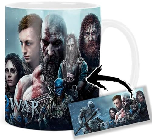 God Of 000 War Ragnarok Kratos Atreus Tasse Keramikbecher Mug