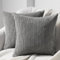 Topfinel Kissenbezug Kordsamt Zierkissenbezug Dekokissen Sofakissen Kord Kissenhülle Dekorative Weiche Zierkissenbezüge Kissen für Sofa Sessel Zuhause Schlafzimmer 30x50 cm Dunkle Grau