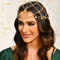 Reaky Pailletten-Kopfkette, Boho-Quasten, Stirnbänder, Strass, Kopfschmuck, Mütze, Festival, Haarschmuck für Damen und Mädchen