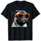 Cooler Mops mit Sonnenbrille und grafischem Hundefreund T-Shirt