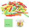 CHCAES 100 Stück Gewinnlose Nummeriert 1-100 Röllchenlose Bunt Gemischt Tombola Lose Treffer Gewinnlose 50 * 50mm Tombola Lose Nummeriert für Gartenparty Vereinsfest Alljährliche Tombola