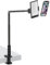 Viozon Tablet Halterung,Kindle Halterung bett,Handy Ständer,kompatibel mit 3,5-11 Zoll iPad/iPhone 15/14 Plus/Pro Max,Verstellung,Teleskopisch Aluminiumlegierungsarm,Overhead,C-Klemme für Bett & Tisch