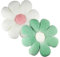 Lot De 2 Coussin Fleur, Oreiller Floral Mignon en Peluche Floral Coussin De Sol, Coussins Décoratifs, Coussin De Sol Enfant, pour La Décoration De La Chambre d'enfant, De La Maison Et du Canapé (B)