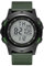 JewelryWe Herrenuhr Gummi Militär Digitaluhr: 30m Wasserdicht Eletronische Digital Armbanduhr Herren Grün Kautschuk Armband Multifunktionale Sport Uhr mit Kalender, Wecker, Stoppuhr, EL-Beleuchtung