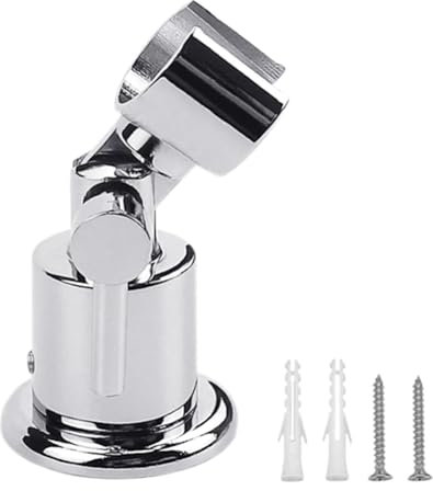 Soporte para cabezal de ducha con tornillo 180 soportes ajustables para cabezal de ducha de mano para baño barra de ducha pulverizador