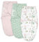 Soarwg Kids Pucksack Baby 0–3 Monate Swaddles Decke Babyschlafsack Pucktuch Neugeborene Wickeltuch Säuglinge Schlafsack, 100% Bio-Baumwolle für Kleinkinder, Unisex, Mädchen und Jungen 3er Pack (Rosa)