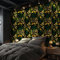 Wallpaper Emerald Green Yellow Sticky Wallpaper Non Woven Self Adhesive Wallpaper Bathroom Wallpaper Peel and Stick Wallpaper Kitchen Wallpapers Wall Paper Art Deco Wallpaper 38.6x100.6cm