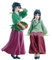 Xinchangda Maomao Figuren im Hanfu-Stil, Anime-Apotheker-Tagebücher, Action-Figuren, Ornamente, Schreibtisch-Dekoration, Sammlungen, Geburtstagsgeschenk, 2 Stück