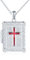 MICMIF Médaillon de Forme Livre avec Croix en Argent 925 Collier Femme Homme Personnalisé Photo Médaillon avec Croix Pendentif Porte Photos Chaîne 45+5cm