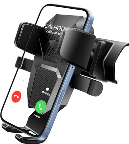 Handyhalterung für VW Golf 8 - Handy Halterung Auto Zubehör für 2021-Golf 8, Handy Halter Auto KFZ Halter, KFZ Handyhalterung mit 360° Drehbar Phone Holder, Starke Klemmkraft, Werkzeuglose Montage