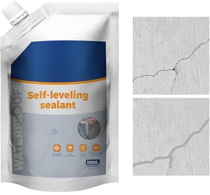 Filler Crack Di Lunga Durata-sigillante Per La Riparazione Di Crack Di Cemento | Agente Di Impermeabile Con Alta Resistenza Per Tetto, Piscina, Bagno, Seminterrato, Muro, Cucina, Riparazione Di
