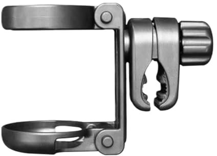 manhegari Wheelchair Cup Holder Attachment,Golf Stroller Attachment | Foldable Drinking Bottle Tray Removable for Kayak Snack Chair Boat Cart Golf Senior RV Home Truck Hospital Treadmill Camping