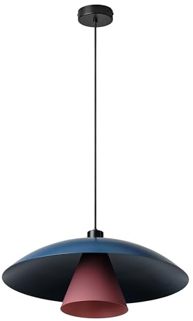 Osram Decor Flying Mushroom Pendelleuchte E27 Blau/Pink | Decor Flying Mushroom, Ceiling Luminaire, Blau|Rosa, 500 mm dia, 1-Pack