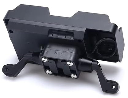 Qsnfda Motorrad Handyhalterung Für Tiger 1200 Für TIGER1200 GT PRO 2023 Motorrad Neue GPS Navigation Platte Halterung Windschutzscheibe Stand Handy Halter Handyhalterung(Wireless Black 22MM)