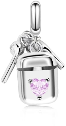 LMLMECREA Kopfhörer Charms Anhänger 925 Sterling Silber für Armbänder | Passend für europäische Armbänder | Geschenk für Frauen | LMLMECREA Schmuck